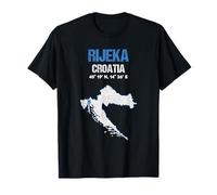 Rijeka Croazia Città Maglietta