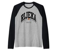 Rijeka Croazia vacanza a Rijeka Hrvatska Rijeka Croazia Maglia con Maniche Raglan