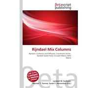 Rijndael Mix Columns: Rijndael, Confusion and Diffusion, Coordinate Vector, Rijndael Galois Field, Circulant Matrix, MDS Matrix