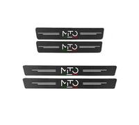 RIKCAT 4 Pezzi Fibra di Carbonio Guardia Porta Soglia, per Alfa Romeo Mito Battitacco Prevenire L'Usura AntiGraffio Accessori Styling Dll'auto
