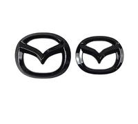 RIKCAT Auto Emblemi Badge per Mazda MX-5 2015-2023,Distintivo Automobilistico Cofano Anteriore Posteriore Emblema Adesivi Emblema Tronco Carrozzeria Ricambio Ornamentale Accessorio,Black