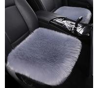 RIKCAT Auto Sedile Cuscino per Citroen AMI 2020-2023, Cuscinetti Teppich Antiscivolo Styling Accessori Soft Confortevole Cuscini in Peluche Resistente ai Graffi Traspirante,Grey