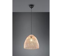 RIKE SOSPENSIONE IN RATTAN EFFETTO NATURALE D. 35CM 1 LUCE ATTACCO E27