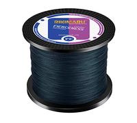 RIKIMARU Lenza da pesca intrecciata, resistente all'abrasione, zero allungamento e basso effetto memoria, diametro extra sottile, 300-1000 m, portata 1,8-81,6 kg