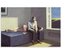 Rikin Liuff E-dward Hopper Poster《Escursione nella filosofia》 Canvas Wall Art E-dward Hopper Stampe Pittura retrò per ufficio Wall Decor Picture 40x55cm Senza cornice