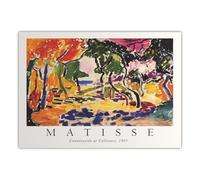 Rikin Liuff Henri Matisse Wall Art《Campagna》Poster Henri Matisse Stampe Pittura su tela astratta Mostra Immagine per Home Decor 60x90cmx1 Senza cornice
