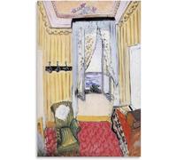 Rikin Liuff Henri Matisse Wall Art Henri Matisse Poster (La Mia Camera Al Beau) Pittura Su Tela Stampe Retrò Immagine Astratta Per La Decorazione Domestica 60x80cm Senza Cornice
