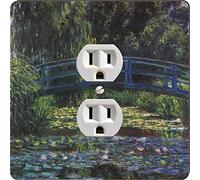 Rikki Knight 3648 Outlet Claude Monet Art Water Lily Pond # 6 - Piastra di scarico