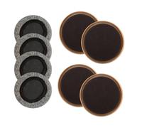 Rikuuui 4 feltrini per mobili, resistenti, protezioni per pavimenti per | Rikuuui Il resistente materiale PP ed EVA garantisce un movimento fluido su superfici in legno duro, laminato o piastrelle