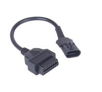 RIKYJIC Cavo adattatore da 3 pin a OBD 16 pin per moto Spring-Bok Duca-ti