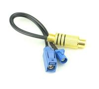 RIKYJIC Cavo adattatore da RCA femmina a Fakra C maschio/femmina 2 in 1 per navigatore GPS per auto (0,5 metri)