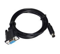 RIKYJIC Cavo di programmazione da DB9 a MINI DIN 6P MD6, connettore rotondo da 9 pin a 6 pin per LS(LG) K10S1 PLC (1,8 metri)