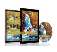 Rilassante Nature DVD - Fall Cascades - Morbidezza e colori d'autunno morbidi con registrazione di suoni biauricolari 3D per un'esperienza di rilassamento naturale