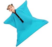 Rilassanti Giocattoli Sensoriali For Compressione Calzino For Il Corpo For Autismo Disturbi Di Elaborazione Adatti Avvolgere For Alleviare Lo Stress Adatto For Bambini Taglia Adulta (Color : Blau, S