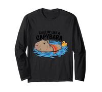 Rilassarsi come un capibara con Duck Cozy Maglia a Manica