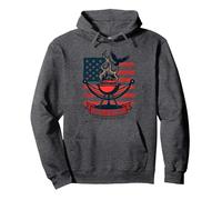 Rilassarsi, Grigliare, Realizzare Il Sogno Americano Felpa con Cappuccio, Unisex per Adulti, Grigio Scuro, S