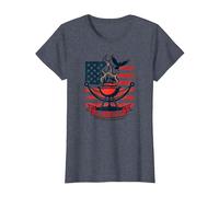 Rilassarsi, grigliare, realizzare il sogno americano Maglietta, Donna, Pervinca, L