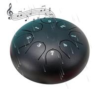 Rilassati Al Suono Della Pioggia Con Il Nostro Tamburo Da Giardino 6 Pollici(Black)