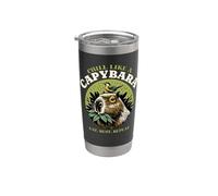 Rilassati come un capibara Eat Rest Repeat Bicchiere termico in acciaio inox doppia parete
