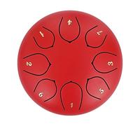 Rilassati e distenditi con il suono di un tamburo for pioggia da giardino da 6 pollici: la maestria artigianale garantisce la qualità(Red)