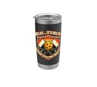 Rilassati È Rec Play Nessuno sta ottenendo Pickleball al draft Bicchiere termico in acciaio inox doppia parete