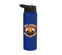 Rilassati È Rec Play Nessuno sta ottenendo Pickleball al draft Stainless Steel Insulated Water Bottle