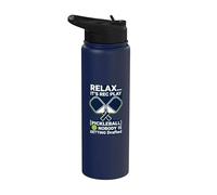 Rilassati È Rec Play Nessuno sta ottenendo Pickleball al draft Stainless Steel Insulated Water Bottle