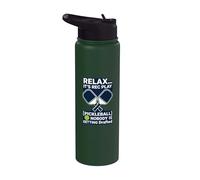 Rilassati È Rec Play Nessuno sta ottenendo Pickleball al draft Stainless Steel Insulated Water Bottle