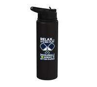 Rilassati È Rec Play Nessuno sta ottenendo Pickleball al draft Stainless Steel Insulated Water Bottle