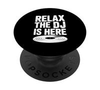 Rilassati Il DJ è qui Party Music PopSockets PopGrip Adesivo