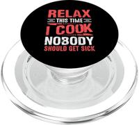 Rilassati questa volta cucino, nessun corpo dovrebbe ammalarsi cucinando PopSockets PopGrip per MagSafe