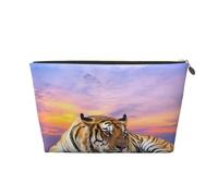 Rilassati Tigre, Borsa per il trucco Borsa per cosmetici Borsa da toilette da viaggio portatile Borsa da toilette