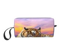 Rilassati Tigre, Borsa per il trucco Borsa per cosmetici Borsa da toilette da viaggio portatile Borsa per trucco Organizer