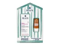Rilastil - Confezione Top Estate Aqua Intense 72H + Stick SPF50+, Crema Idratante Viso con Acido Ialuronico e Fotoprotettivo in Stick per Zone Sensibili - 40 ml + 8,5 g