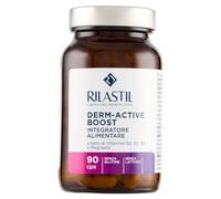 Rilastil Derm-Active Boost Integratore Alimentare a Base di Vitamine del Gruppo B e Magnesio, per Tutti i Tipi di Pelle, 90 Capsule