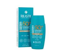 Rilastil - Dermaprotect 50+ Colore, Protezione solare, Protegge la pelle dai raggi UVB, UVA e dalla luce blu, Idrata e previene l'invecchiamento, finitura naturale, tutti i tipi di pelle - 50 ml