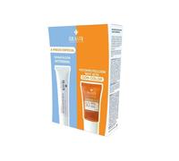 Rilastil - Confezione Top Estate Emulsione Viso Colorata SPF50+ + Aqua Intense 72H, Fotoprotettiva Viso con Colore e Idratante con Acido Ialuronico - 40 ml + 40 ml
