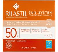 Rilastil Sun System Crema Solare Compatta Uniformante SPF50+ Resistente in acqua