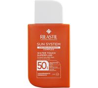 Rilastil Sun System Water Touch Superfluid SPF50, Fluido Solare Viso Idratante E