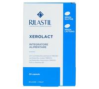 Rilastil Xerolact Integratore Alimentare a Base di Probiotici, Prebiotici e Vitamina B3, per Pelle a Tendenza Atopica, 30 Capsule