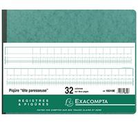 Rilegato 29,7 x 38 cm a Tete 32 colonne su 2 Pagine 35 linee 80 pagine