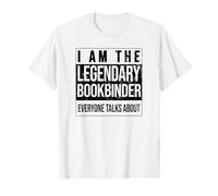 Rilegatore Nato per Il Compleanno di Craftsmans Maglietta