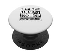 Rilegatore nato per il compleanno di Craftsmans PopSockets PopGrip Adesivo