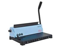 Rilegatrice, 1PC 34 Fori Quadrati Macchina Per Rilegatura A Filo Manuale TD-130 Strumenti Per Di Libri Piccola Grande Capacità per fai da te, ufficio, casa, organizzazione dei documenti