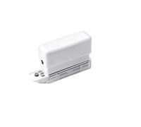 Rilegatrice 6 fori fori punzone a4 a5 b5 foro di carta a foglia sciolta punzoni standard punzone binari dell'ufficio fai -da -te Rilegatrice a dorsi plastici(White)