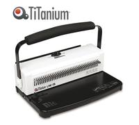 Rilegatrice a Dorsi Metallici UW15 Titanium - 125 Fogli - UW15 (Bianco e Nero)