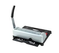 Rilegatrice, B2988 A4 Macchina for rilegatura perforatrice for carta Rilegatrice a 21 fori Macchina for rilegatura 12 fogli Perforazione 450 fogli Rilegatura Ufficio Casa Strumenti