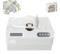 Rilegatrice Cash Fast, macchina automatica per legare banconote da 45W con allarme di guasto e schermo LCD, impacchettatrice per banconote con dimensioni regolabili, per fabbriche, banche