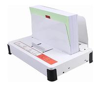 Rilegatrice elettrica per libri, 50 mm, per ufficio, riscaldamento rapido con raffreddamento automatico, lega fino a 500 fogli A4, ideale per rapporti e bandi