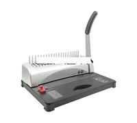 Rilegatrice, Macchina rilegatrice for carta A4, perforatrice, rilegatrice a 21 fori, 12 fogli, perforatrice, rilegatrice, ufficio, casa, strumenti